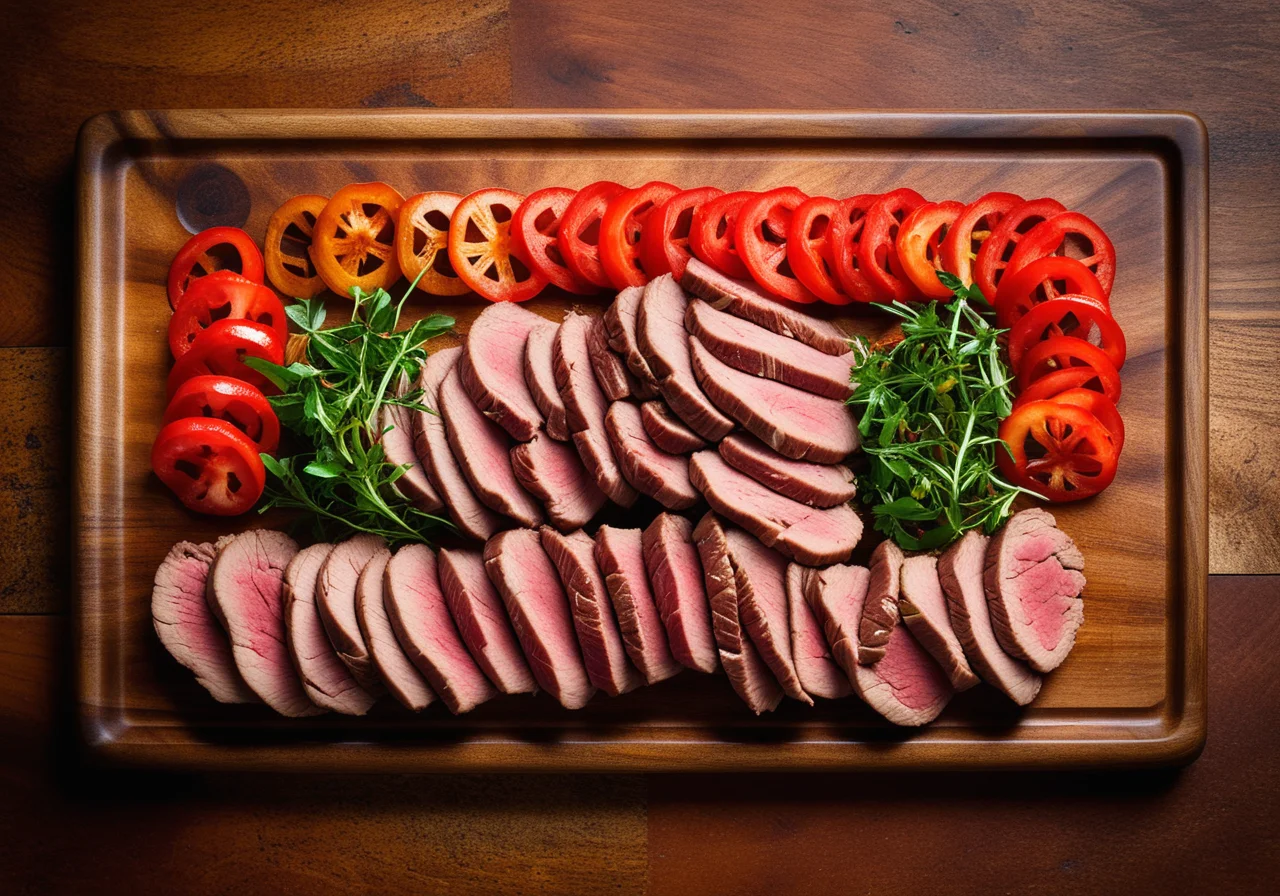 Paprika Vegetable with Beef and Chicken