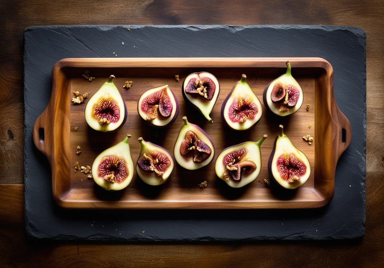 Baked Figs with Goat Cheese