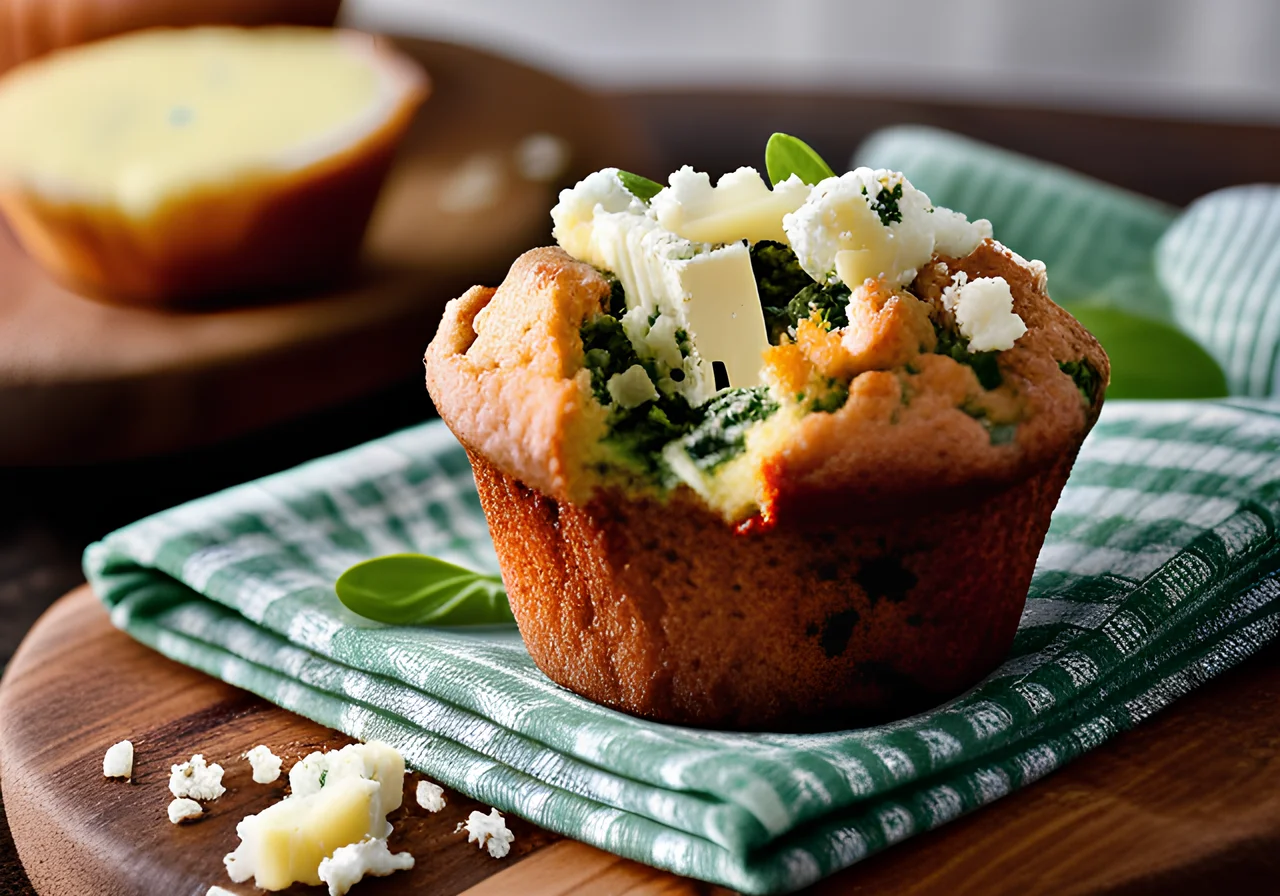 Savory Spinach Muffins