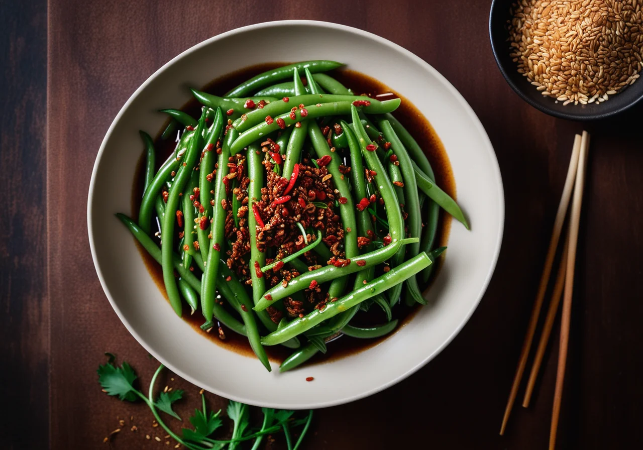 Green Beans in Chinese Style