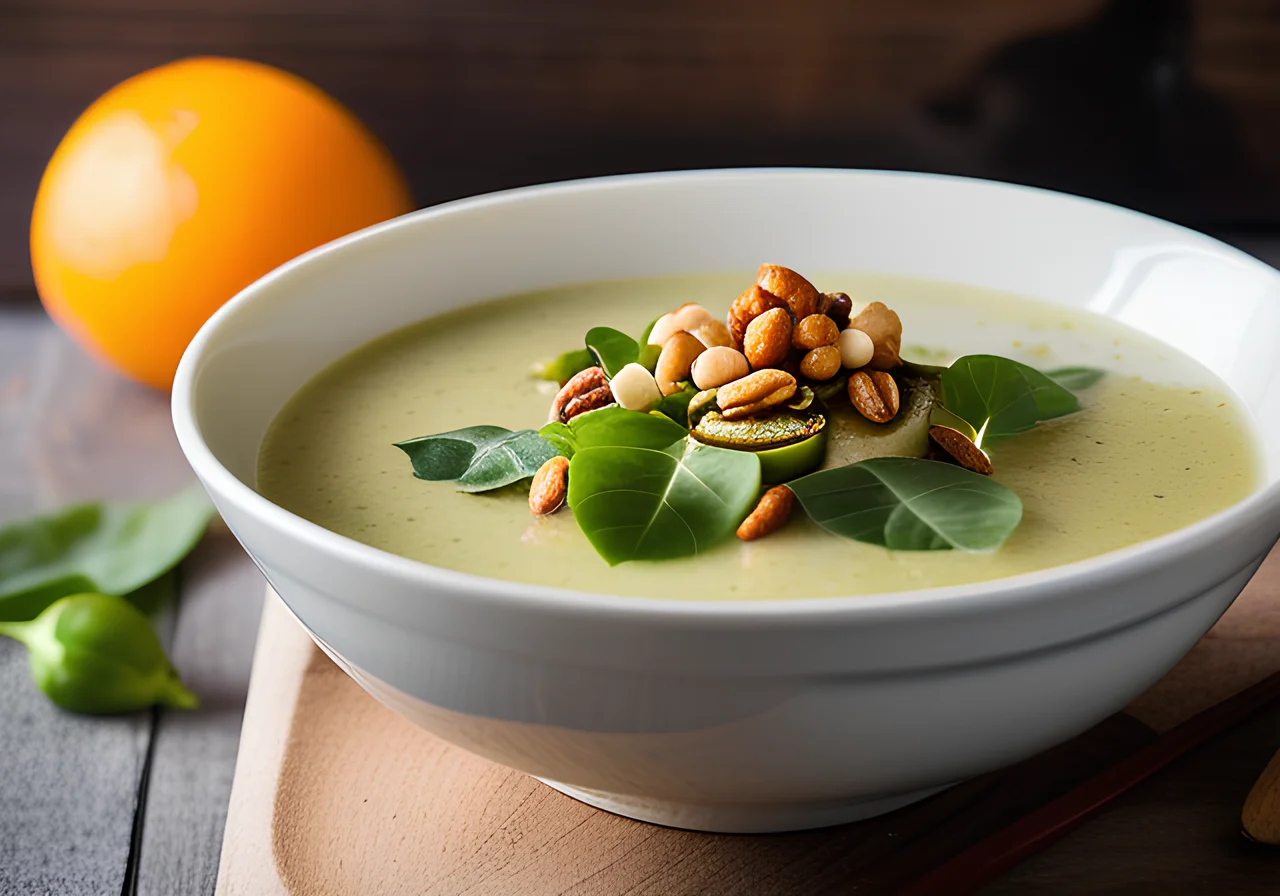 Kohlrabi Coconut Soup