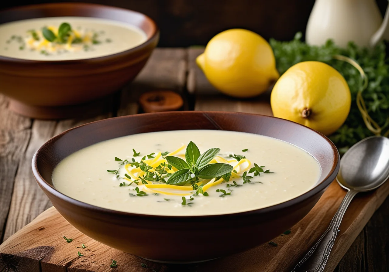 Horseradish Apple Cream Soup with Marjoram