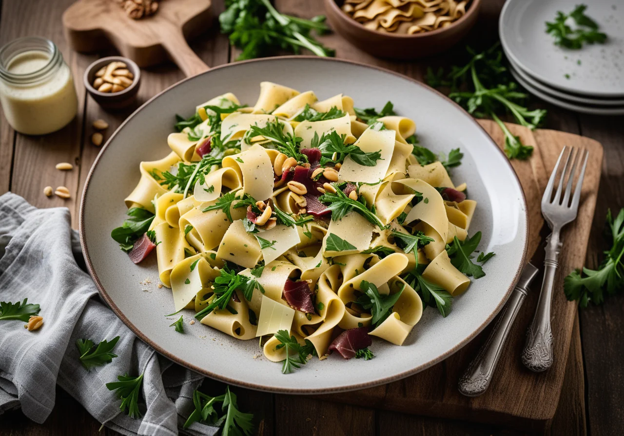 Pappardelle Artichoke Salad