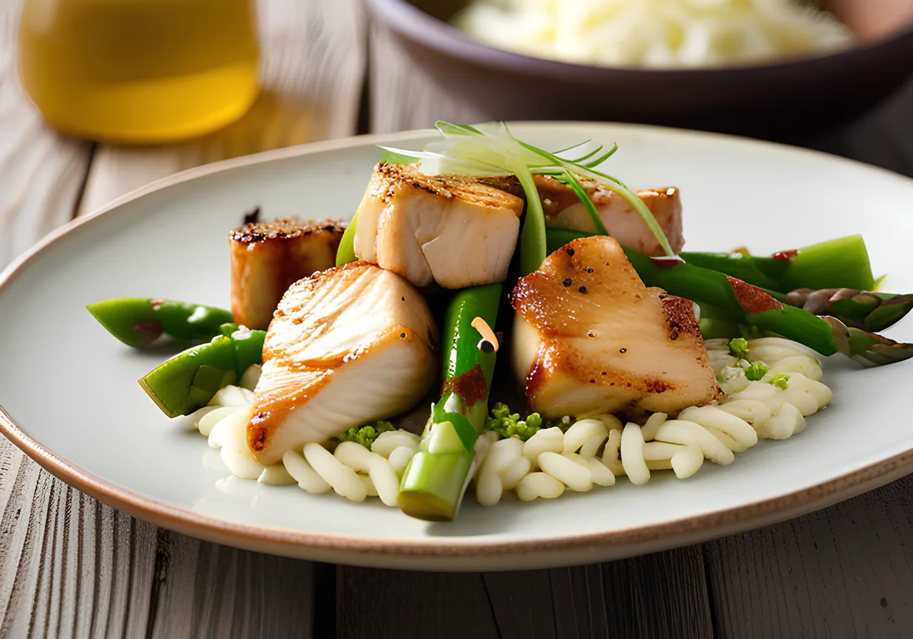 Asparagus and Chicken Stir-fry