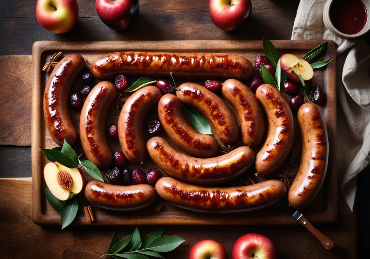 Hearty Sausage Bake with Fruits