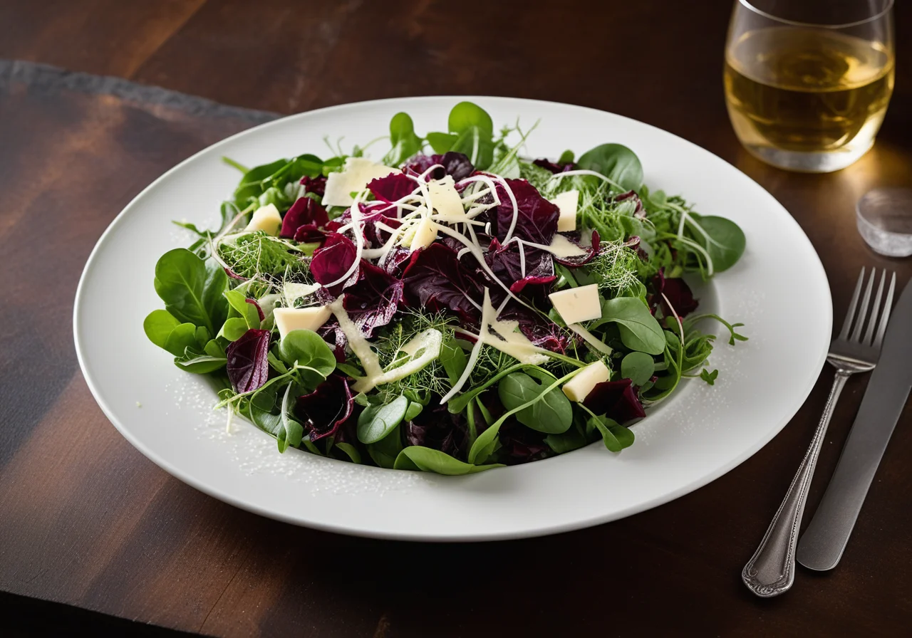 Leafy Salad with Vinaigrette