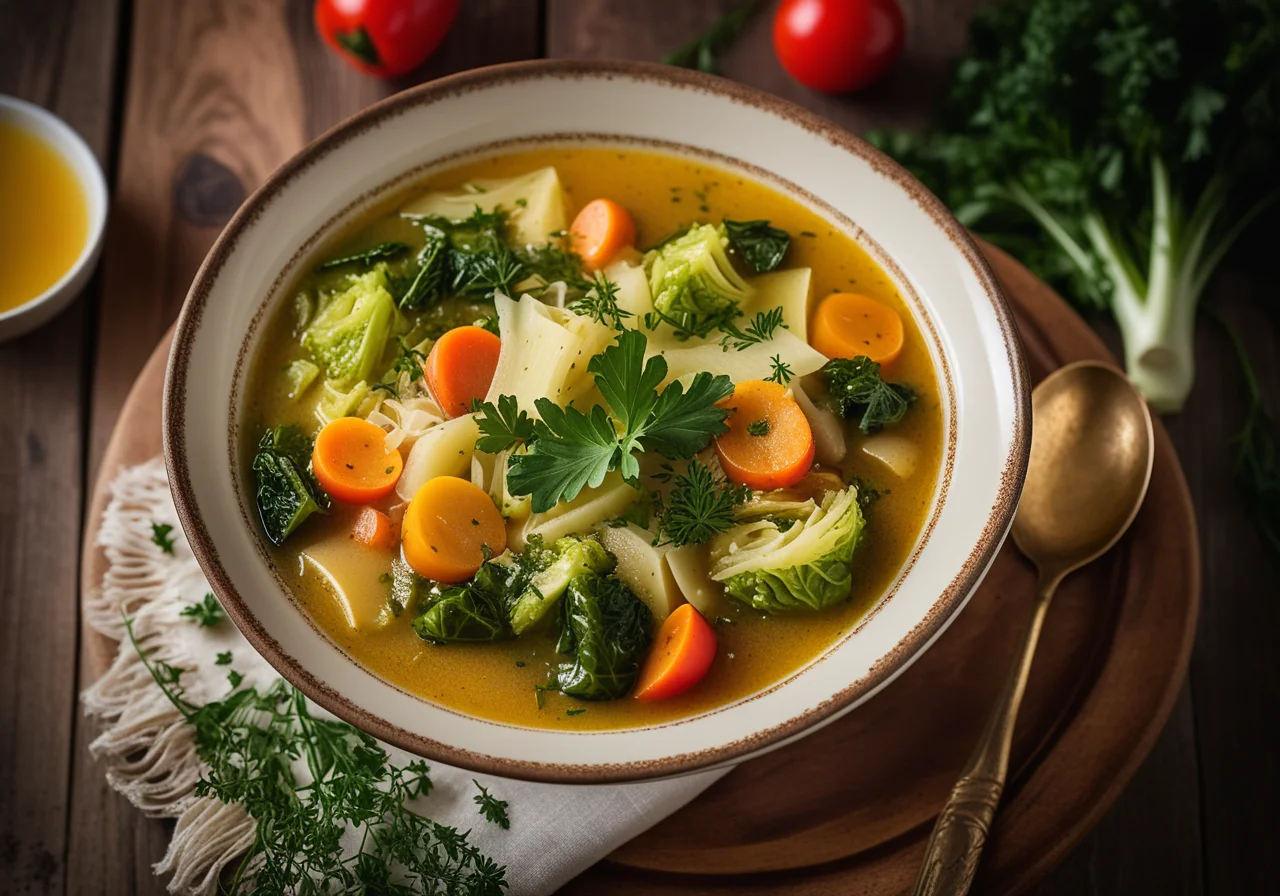 Savoy Cabbage Vegetable Stew