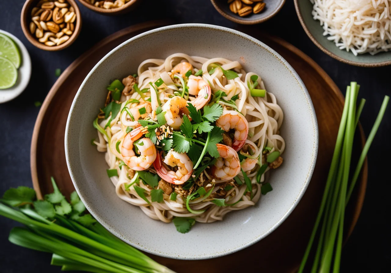 Thai Shrimp Noodle Stir-Fry