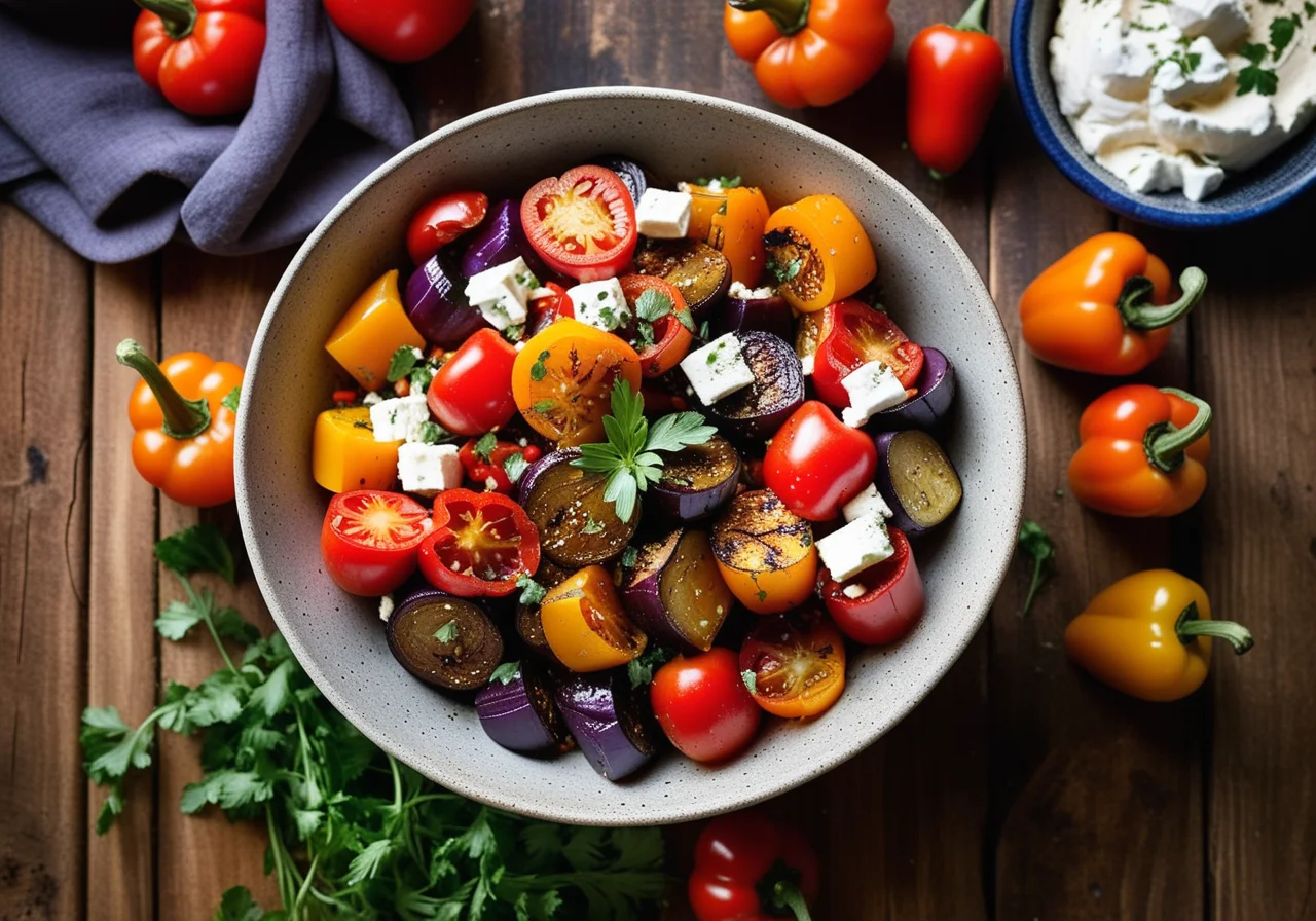 Vegetables with Feta