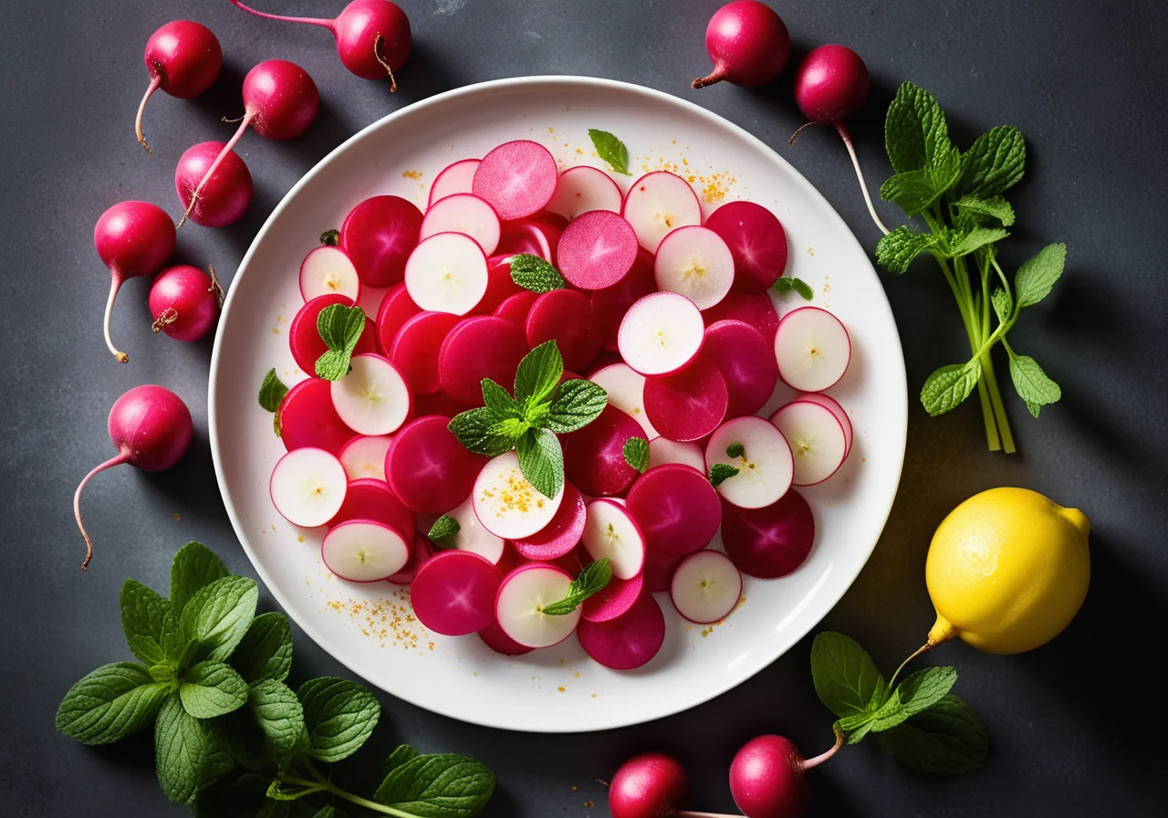 Radish Mint Salad