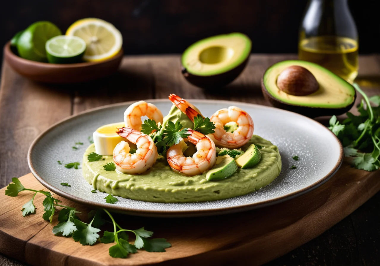 Banana Bites with Shrimp and Avocado