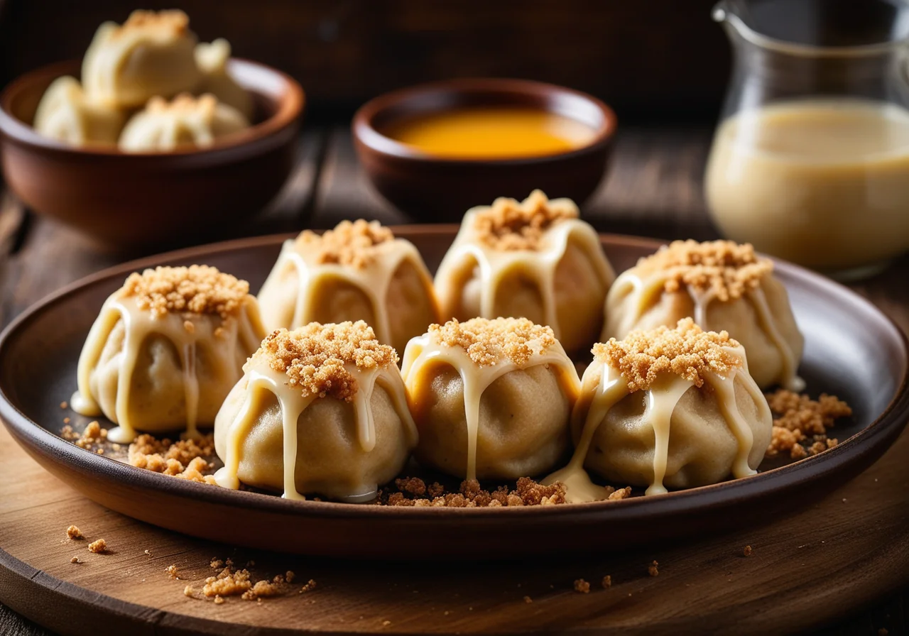 Yeast Dumplings with Breadcrumbs