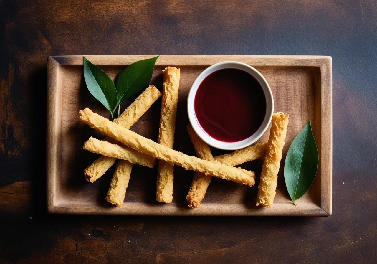 Tempura with Wild Garlic