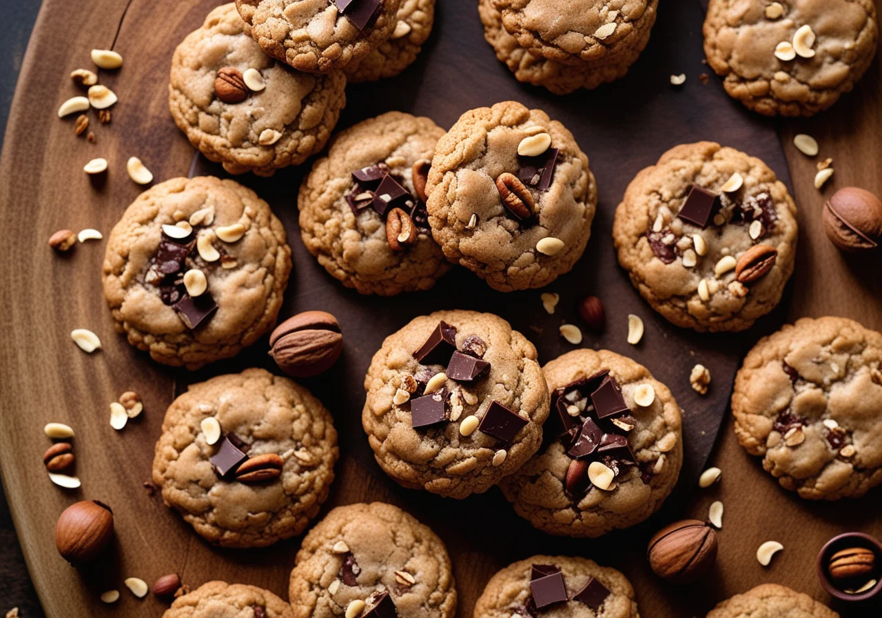 Hazelnut-Oatmeal Cookies