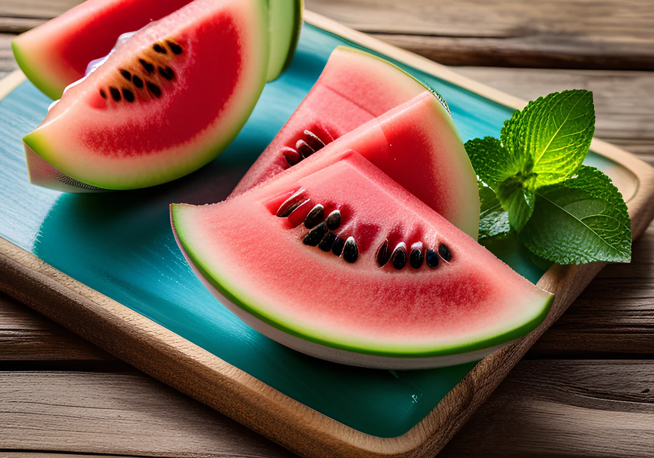 Melon Popsicle on a Stick