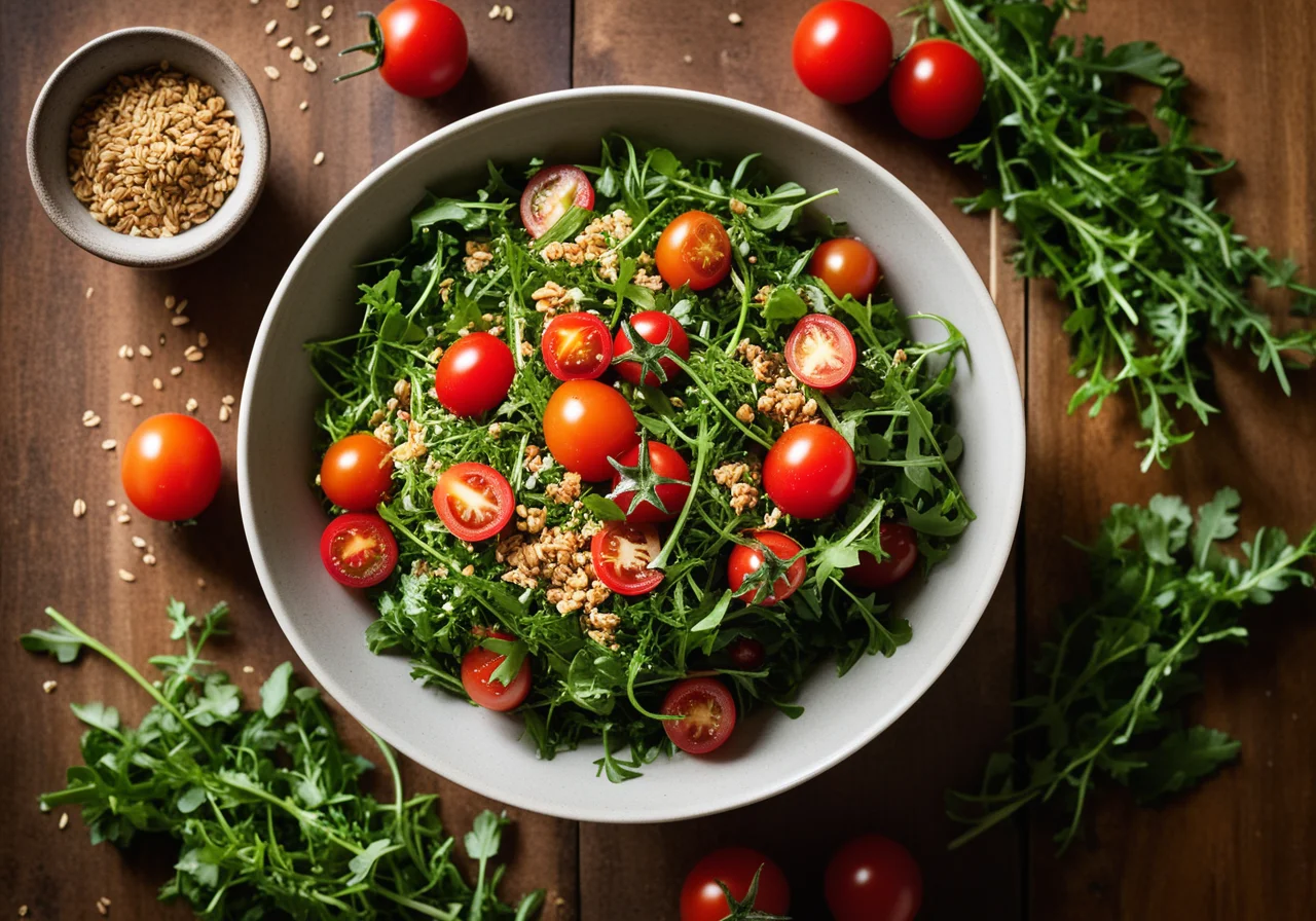 Grünkern-Rucola Salad