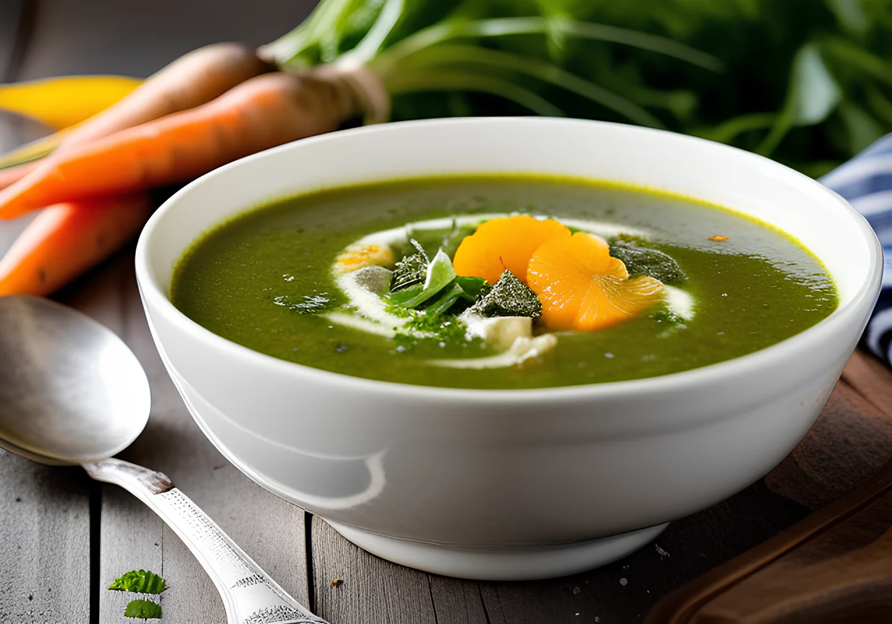 Dandelion Vegetable Soup