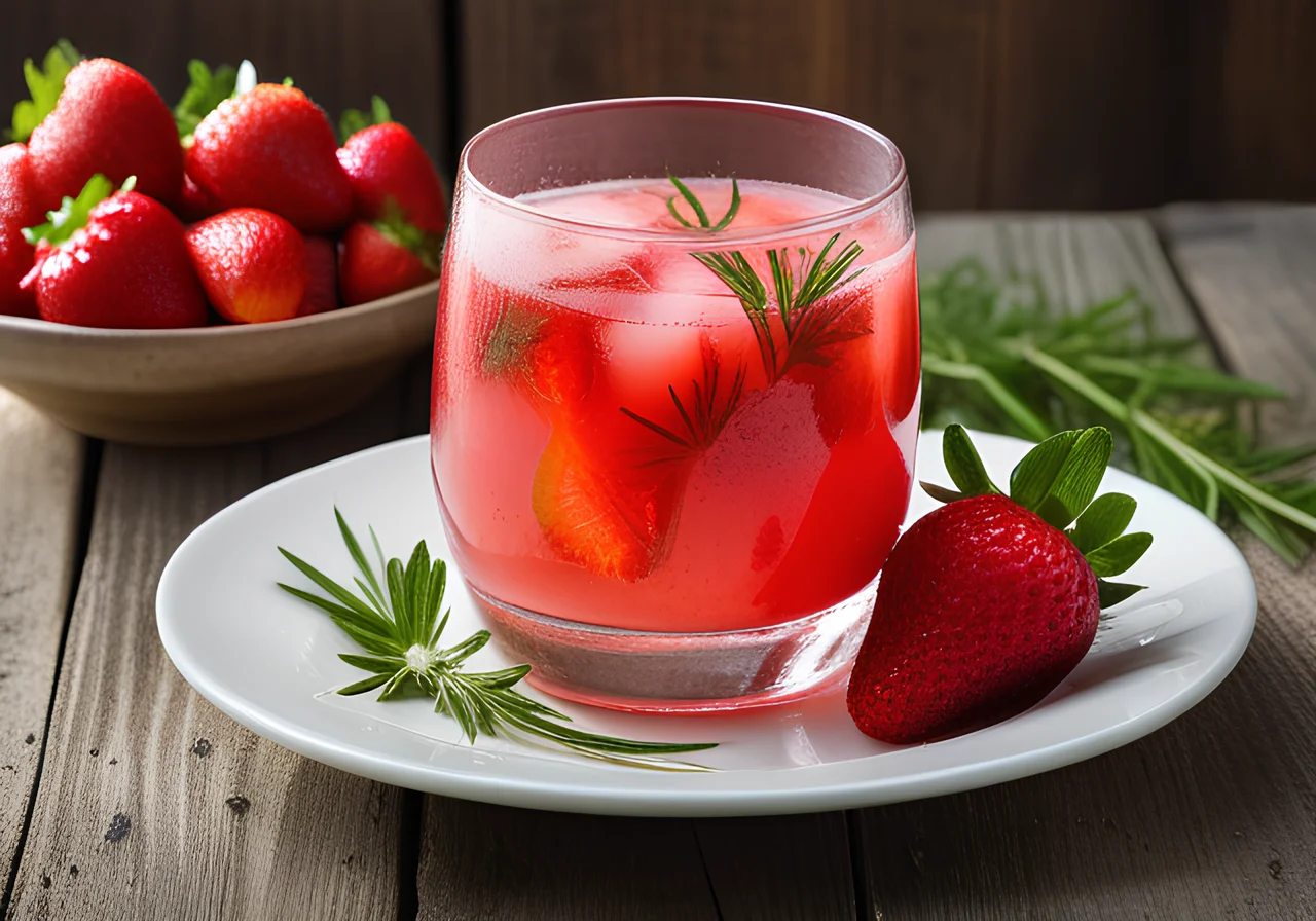 Strawberry Lemonade Without Sugar
