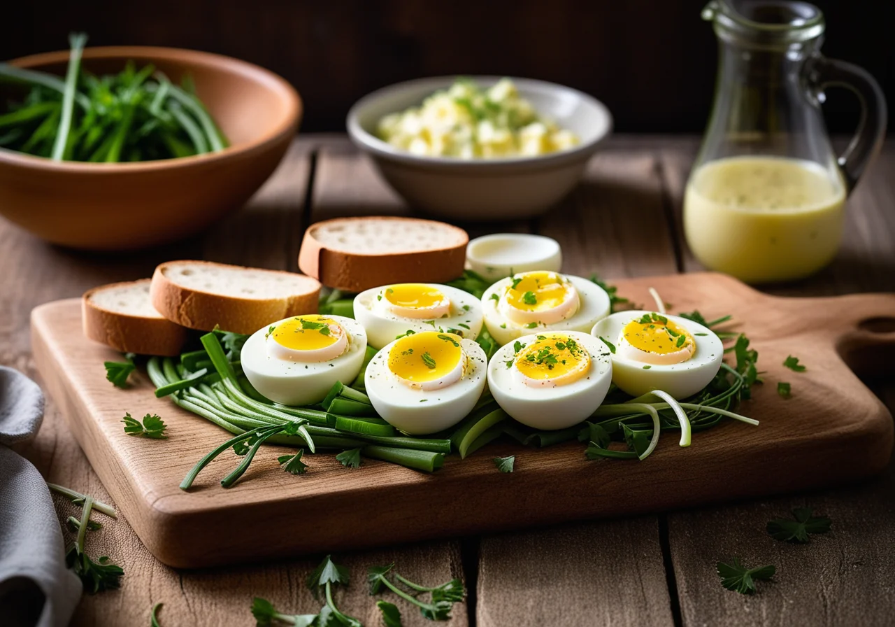 Leek Egg Salad