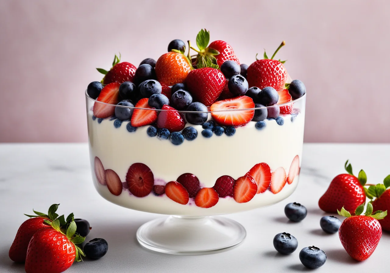 Yogurt Cream with Fruit