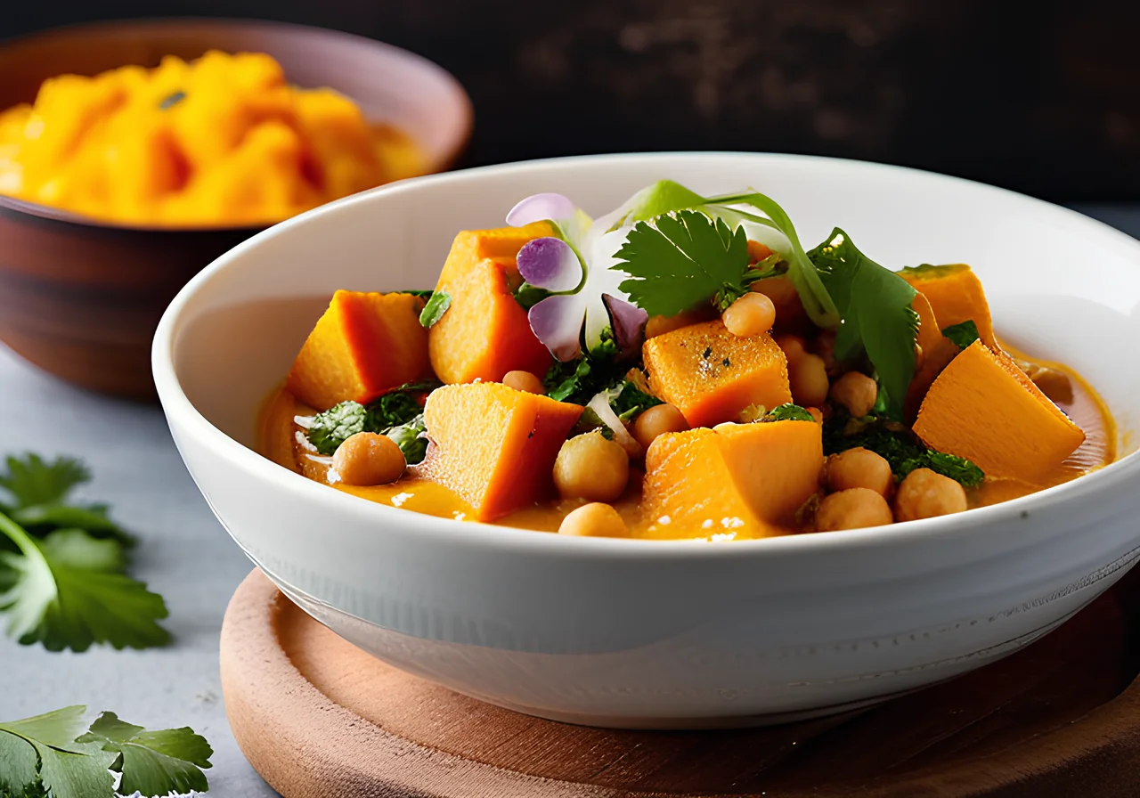 Sweet Potato Chickpea Curry