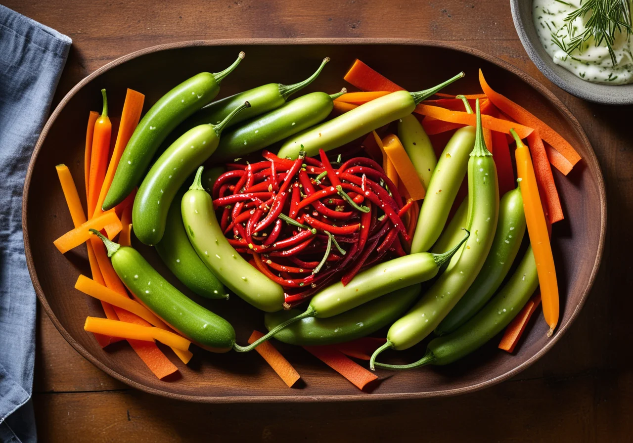 Sour Pickled Zucchini