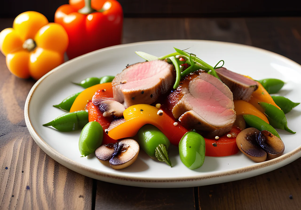 Pork Tenderloin Skillet with Vegetables