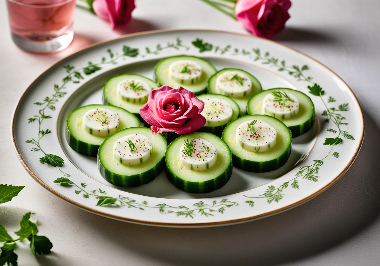 Cucumber Stuffed with Fish