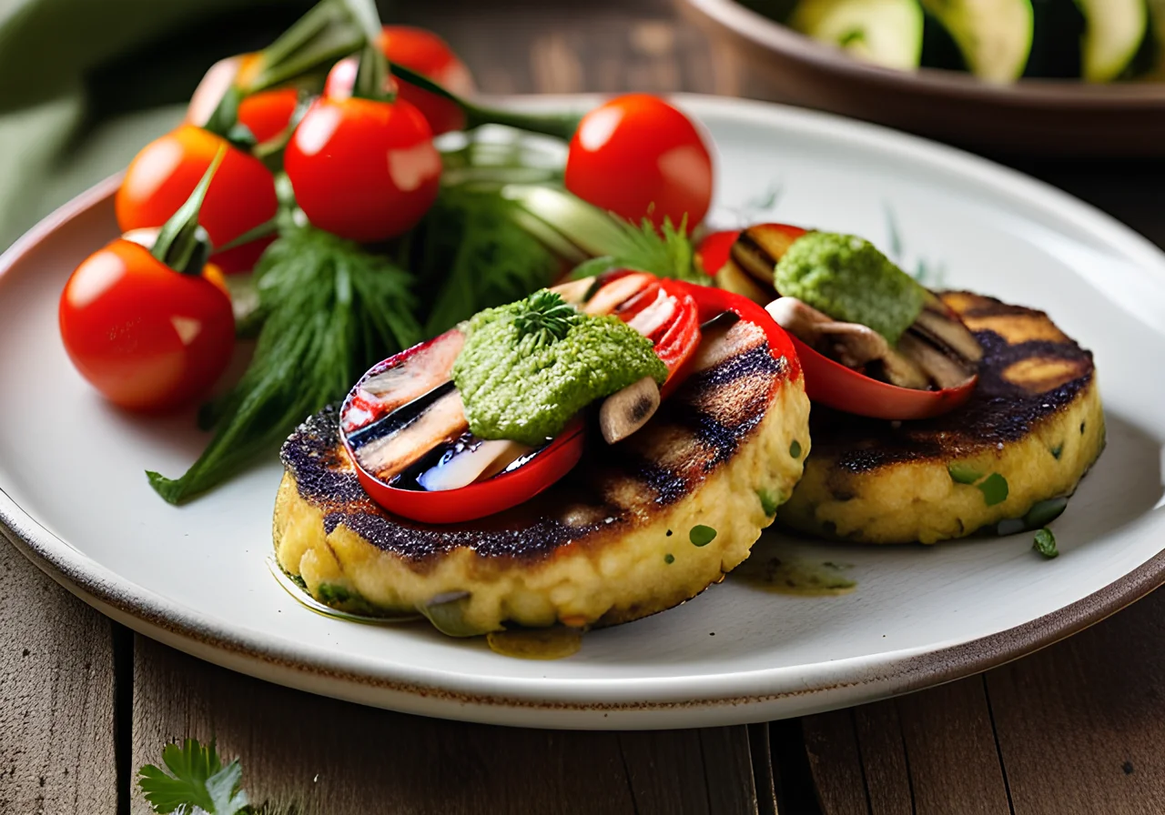 Tofu Patties with Zucchini