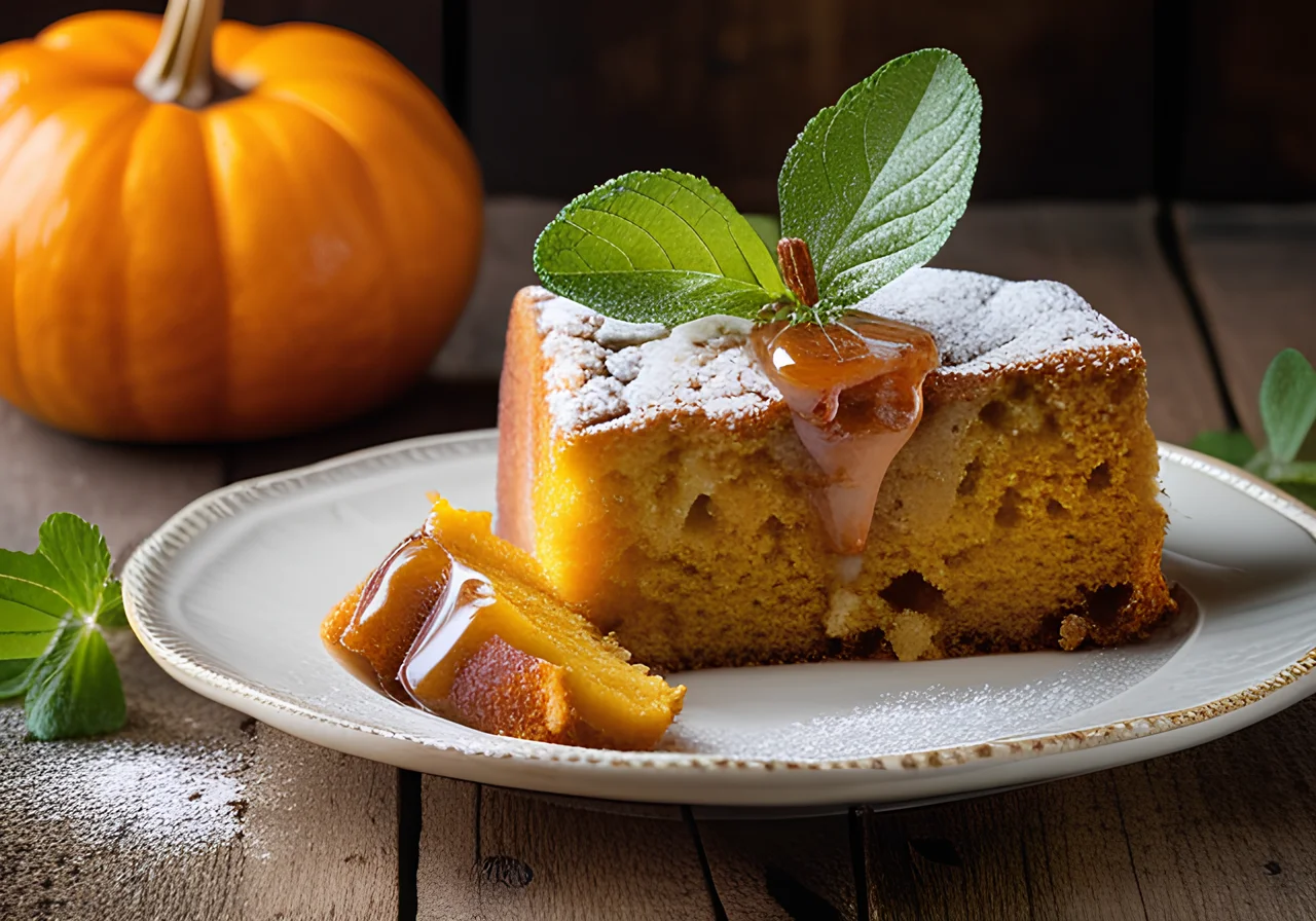 Sweet Pumpkin Apple Cake