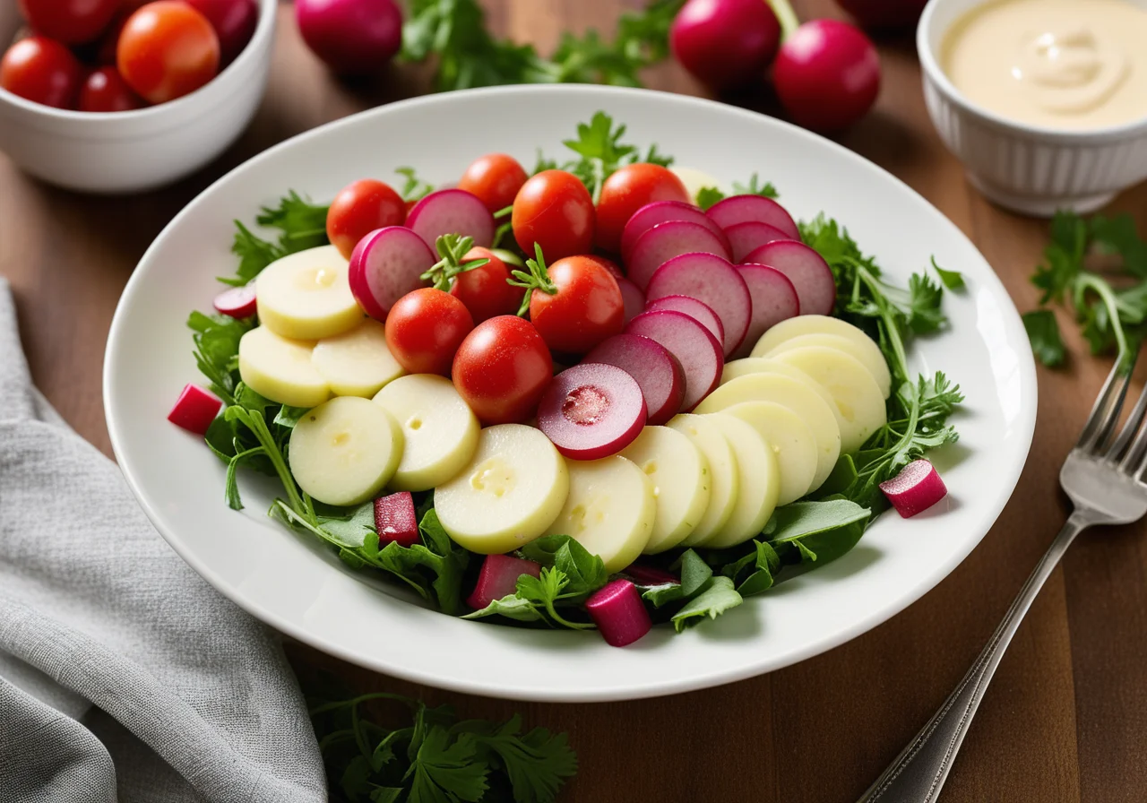Kid-Friendly Salad with Dip