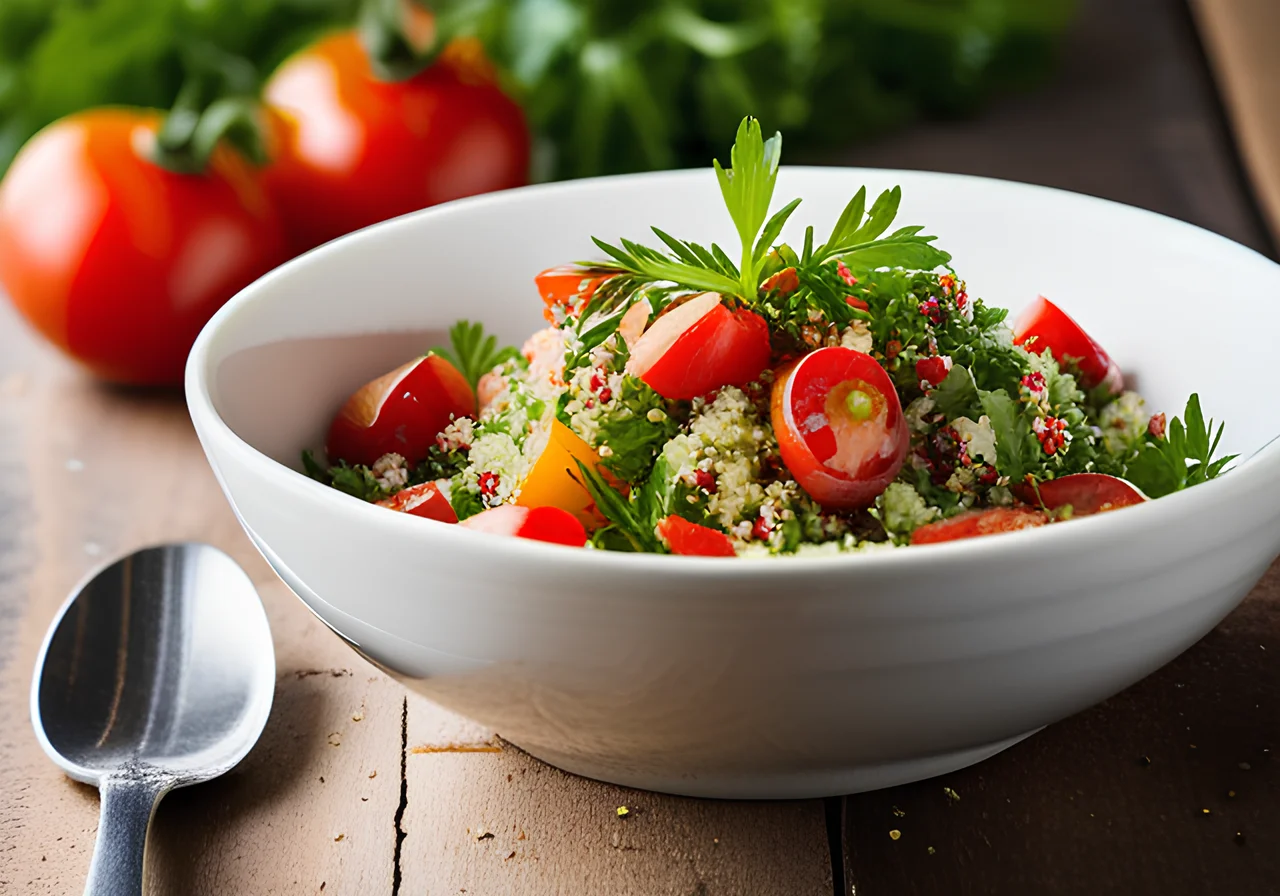 Quinoa Salad with Tomatoes and Herbs