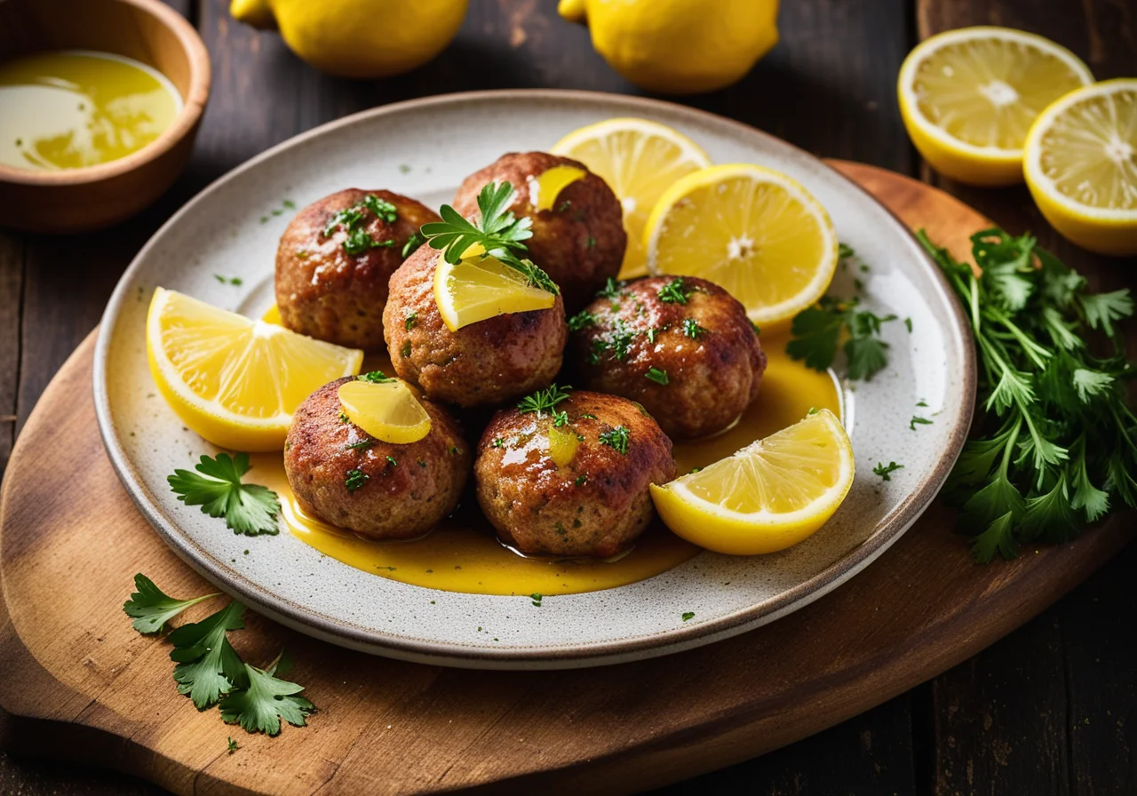 Lemon Meatball Patties