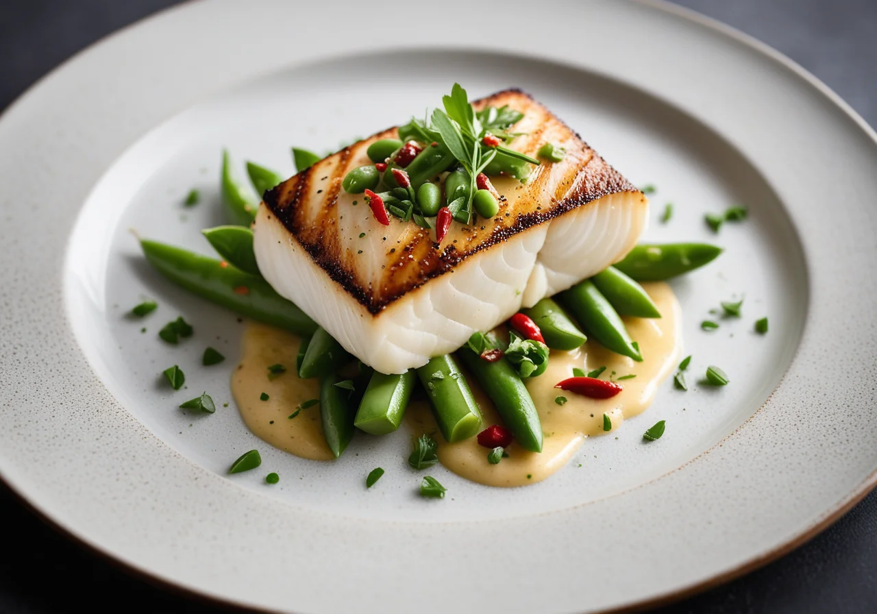 Halibut with Chili Butter