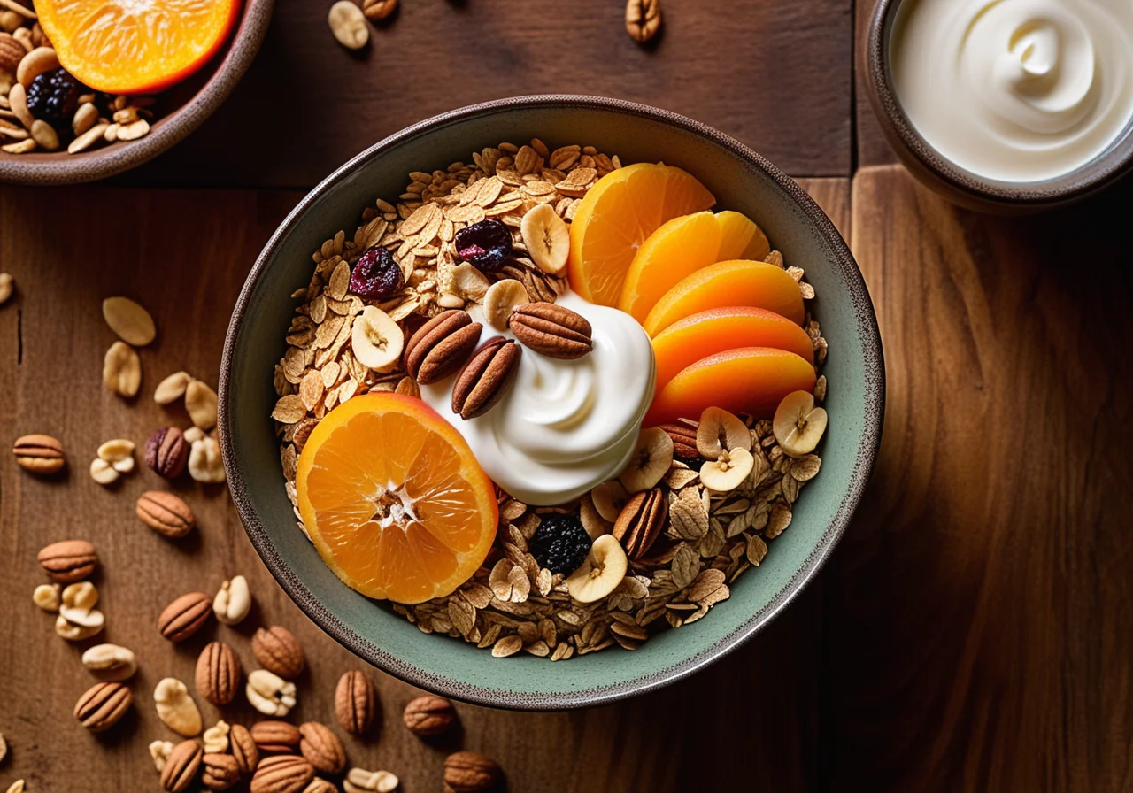 Muesli with Apple, Carrot and Raisins