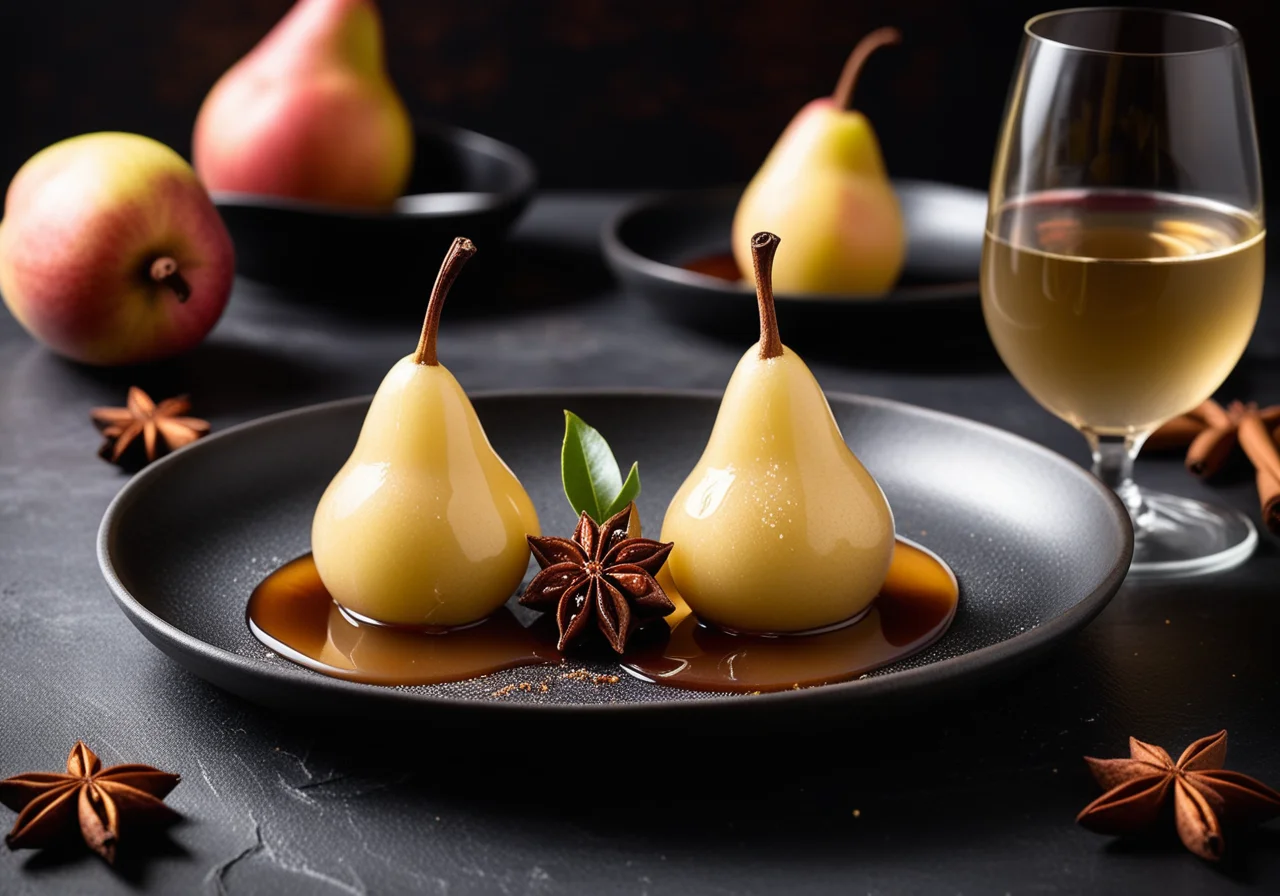 White Wine Pears