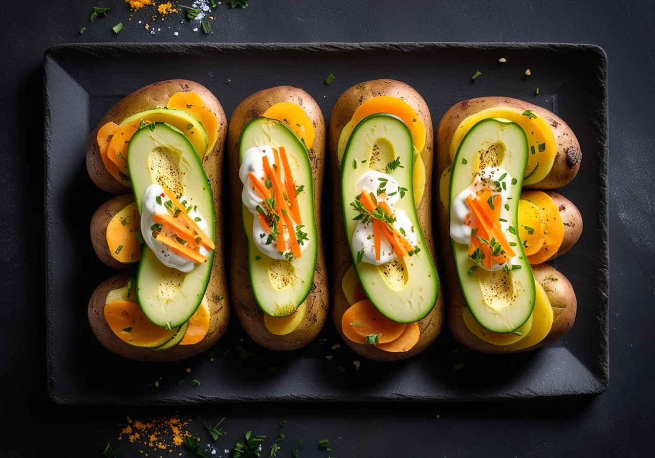 Überbackene Kartoffeln im Salzbett