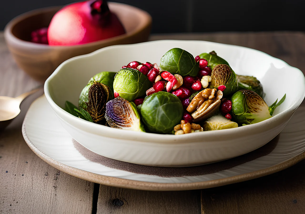 Roasted Brussels Sprouts in Oriental Style