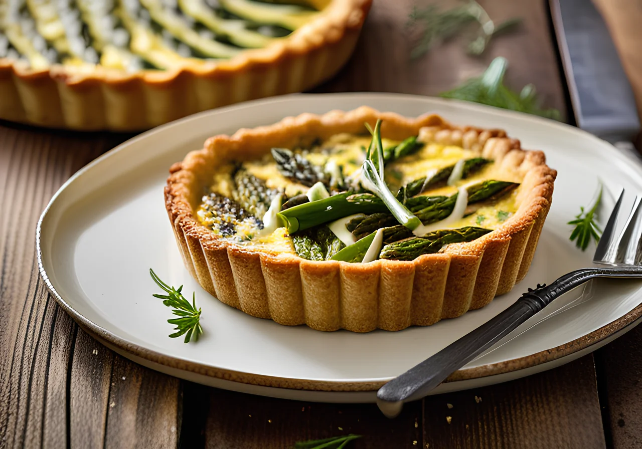 Asparagus Quiche