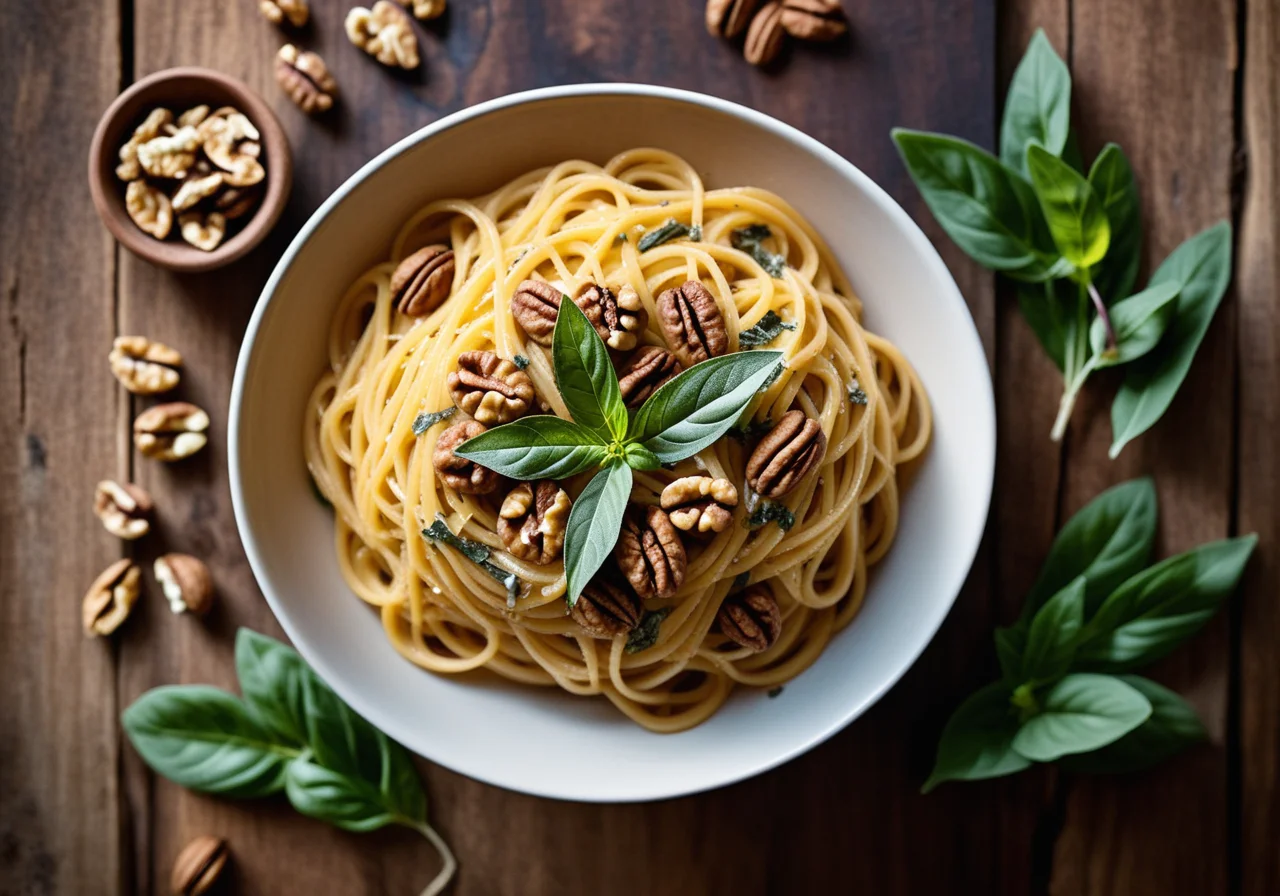 Spaghetti with Nuts