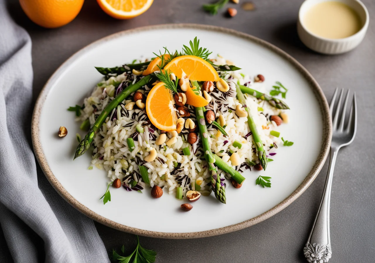 Rice Asparagus Salad