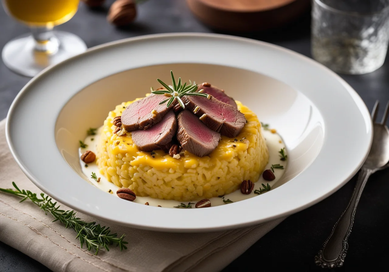 Saffron Veal Risotto