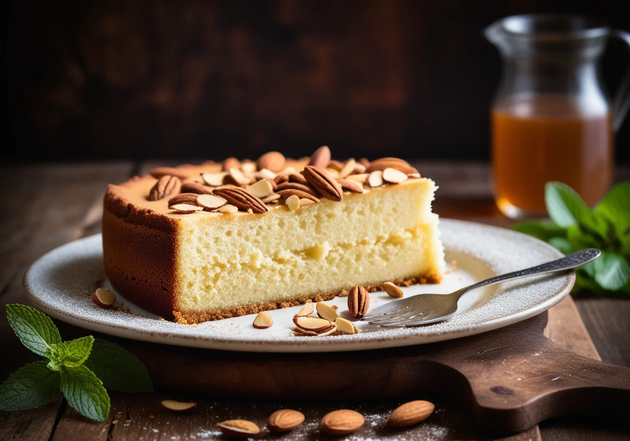 Juicy Butter Cake Without Yeast