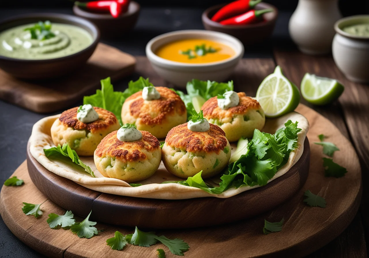 Fish Balls with Pita Bread