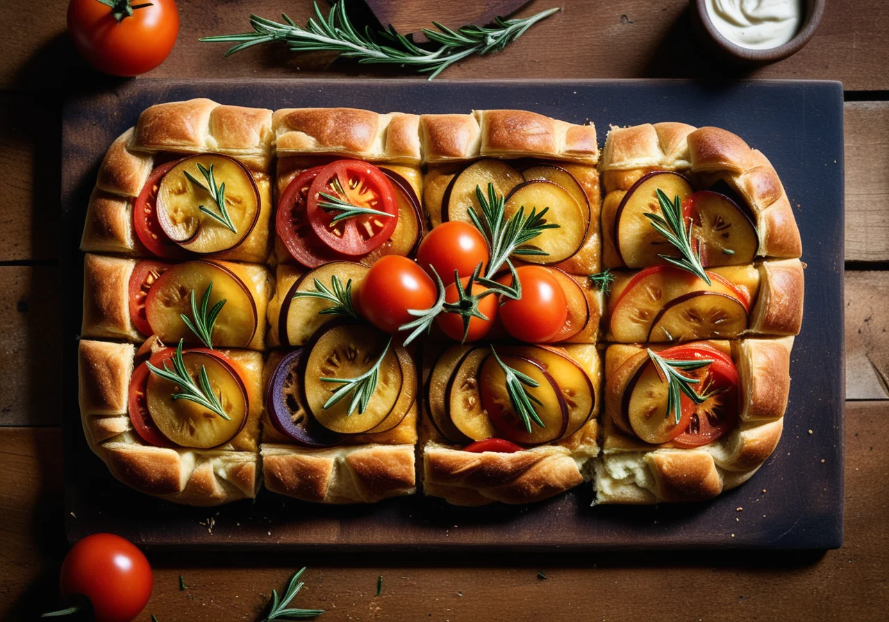 Pastie with Eggplant and Rosemary Potatoes