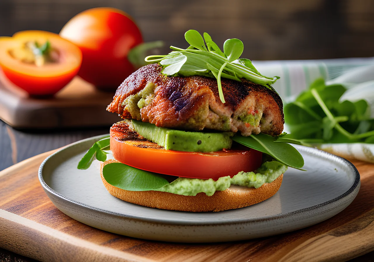 Turkey Avocado Burger