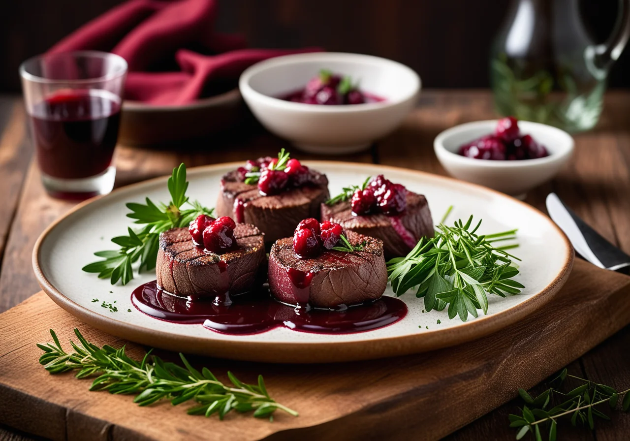 Venison Medallions from the Grill