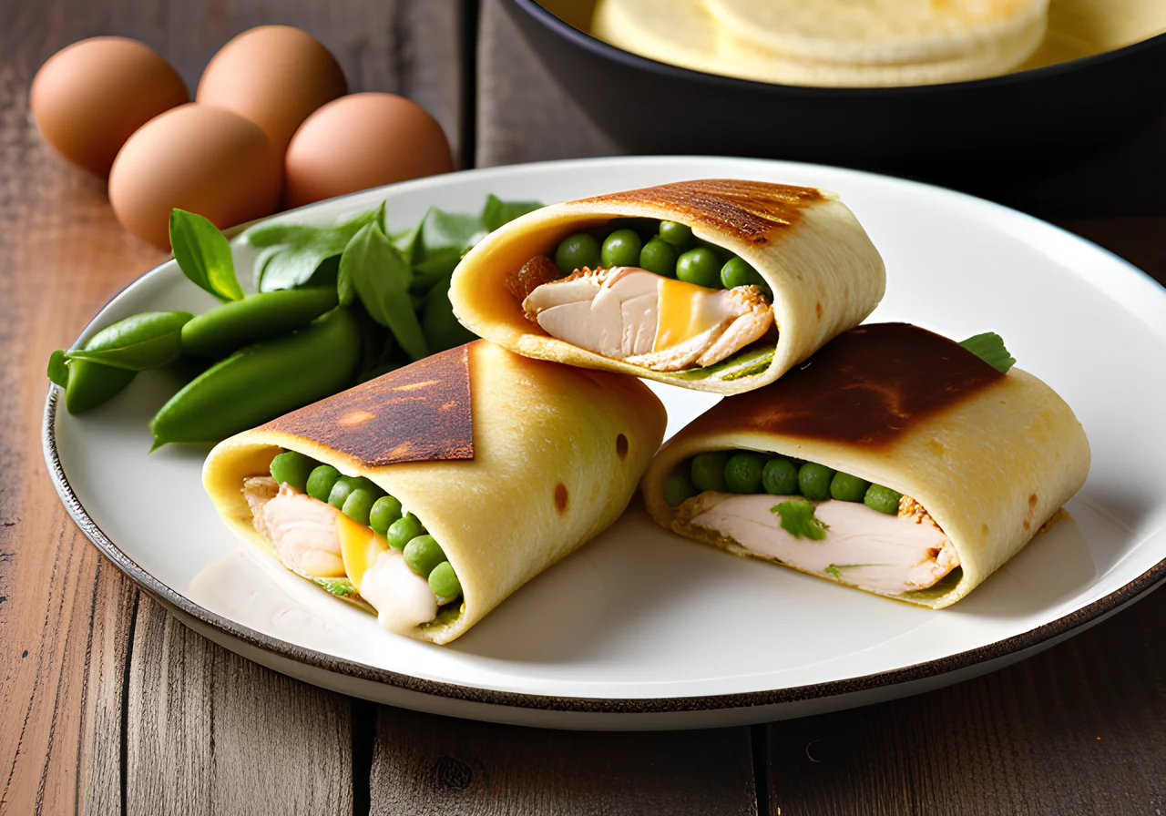 Pancake Chicken Wraps for the Thermomix®