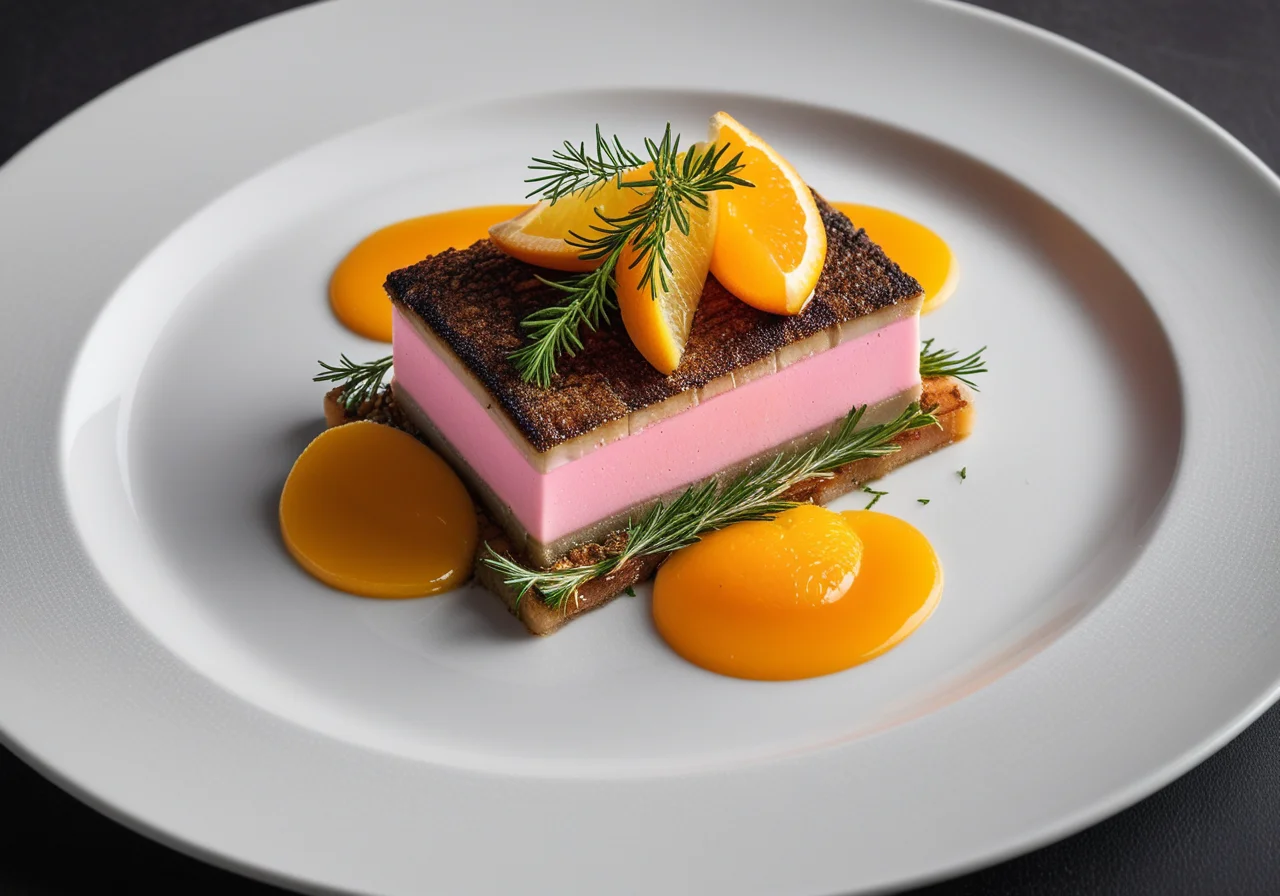 Roach and Pike-Perch Fillets with Pink Mousse