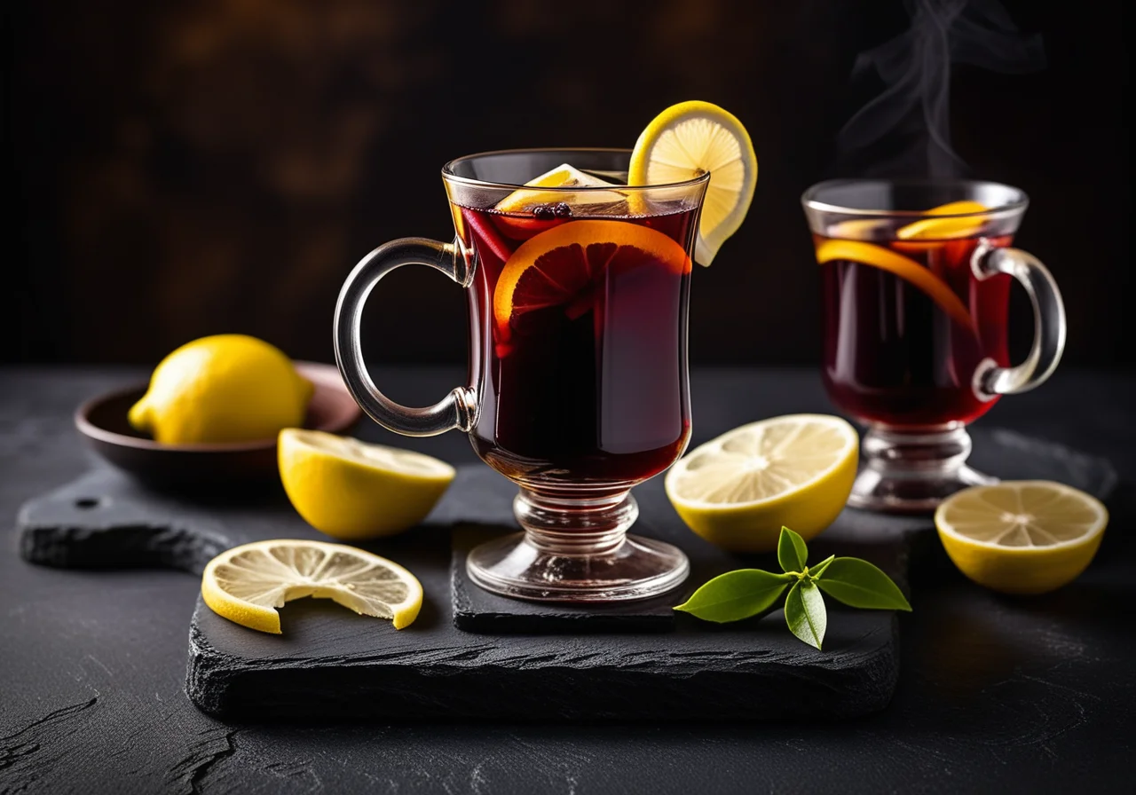 Japanese-Style Mulled Wine with Sake